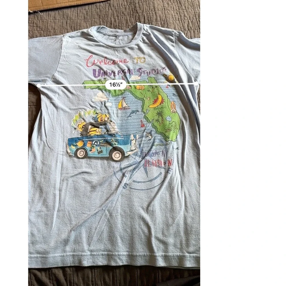 Universal Studios‎ Florida Minions T Shirt Welcome To Tourist Souvenir Small